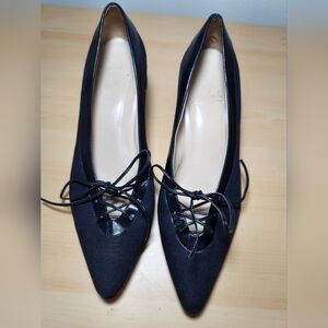 Christian Louboutin kitten heels size 8.5 (bit smaller fit)